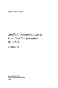 T-DIP005 – Análisis sistemático de la Constitución peruana de 1993 T-2