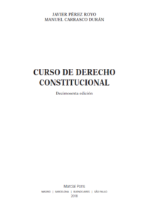 T-DIP052 – Curso de derecho constitucional. Decimosexta edición
