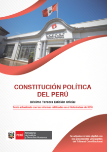 T-DIP056 – Constitución Política del Peru – Décimo Tercera Edición Oficial