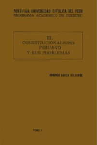 T-DIP063 – El constitucionalismo peruano y sus problemas T-1