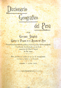 T-GPM014 – Diccionario geográfico del Perú. Sociedad Geográfica de Lima Parte 2 A-H