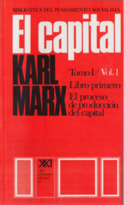 T-CHP106 – El Capital – Tomo I Libro primero El proceso de producción del capital