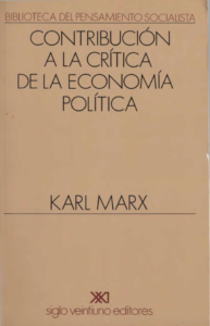 T-CHP107 – Contribución a la Crítica de la Economia Política